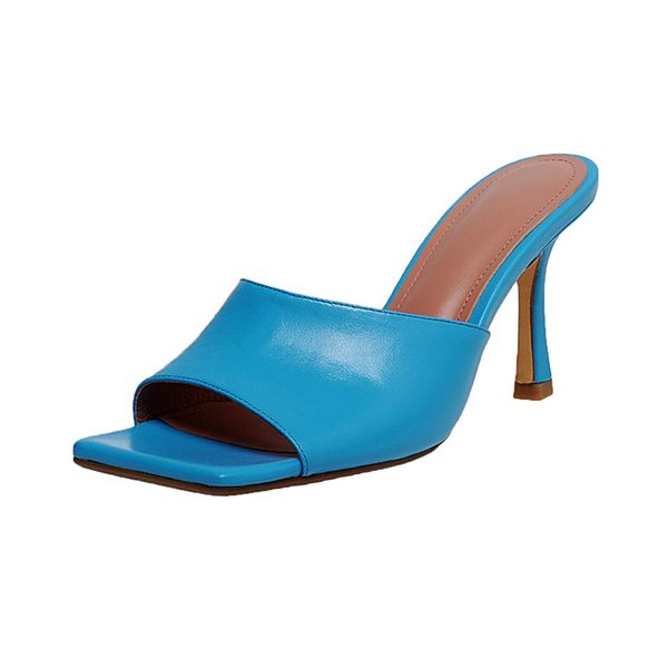 genuine leather summer big size slippers blue open toe slippers womens slippers, Black
genuine leather summer big size slippers blue open toe slippers womens slippers, Black