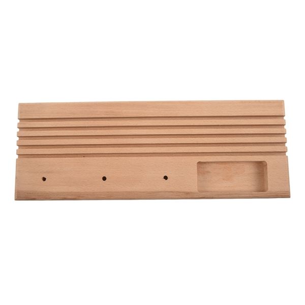hardwood quilting patchwork ruler rack with spool holder and space to store pins tacks bobbins
hardwood quilting patchwork ruler rack with spool holder and space to store pins tacks bobbins