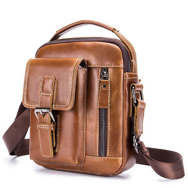 men genunie crossbody bag solid shoulder bags for man cow leather male handbag small brown flap classic men's messenger bags
men genunie crossbody bag solid shoulder bags for man cow leather male handbag small brown flap classic men's messenger bags