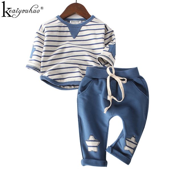 2019 autumn new boys sport suits baby boy clothes sets cotton costume for kids striped t-shirt+pants girls clothes sets 2 pieces, White
2019 autumn new boys sport suits baby boy clothes sets cotton costume for kids striped t-shirt+pants girls clothes sets 2 pieces, White