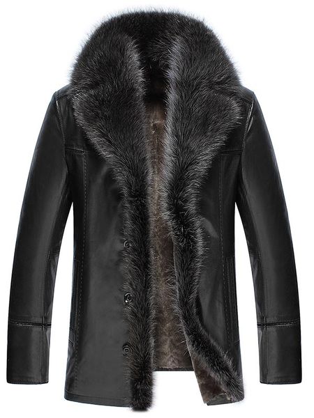 faux fur collar men faux leather jackets winter thicken coat jaqueta de couro chaqueta pu leather jacket men, Black
faux fur collar men faux leather jackets winter thicken coat jaqueta de couro chaqueta pu leather jacket men, Black