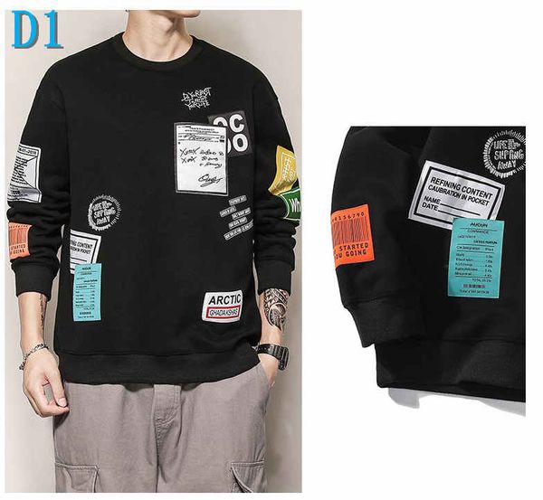 men brand sweaters new arrival hip-hop tide brand round neck pullover fashion clothing mens fashion loose sewatersd1, Black
men brand sweaters new arrival hip-hop tide brand round neck pullover fashion clothing mens fashion loose sewatersd1, Black