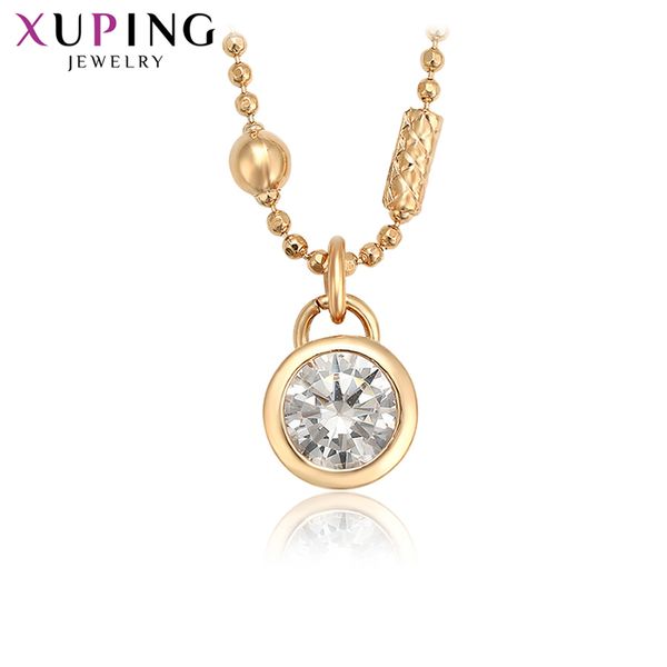 xuping fashion new arrival mother's day round shaped gold color plated elegant necklace for women jewelry gift s181-45850, Silver
xuping fashion new arrival mother's day round shaped gold color plated elegant necklace for women jewelry gift s181-45850, Silver