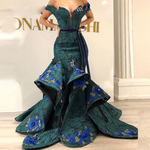 saudi arabia lace prom dresses tiered 3d appliques beads sash mermaid evening dress long custom made vestido de festa robes de soiree, Black;red
saudi arabia lace prom dresses tiered 3d appliques beads sash mermaid evening dress long custom made vestido de festa robes de soiree, Black;red