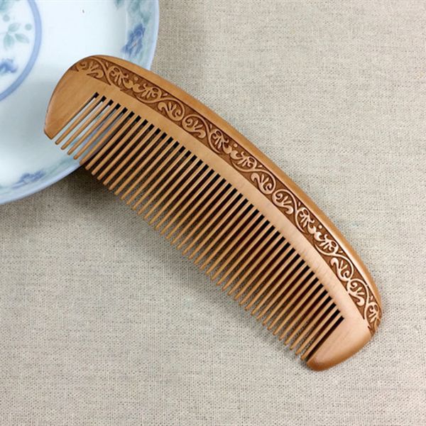 20pcs/lot hair & beard comb peach wood carving fine tooth hair care styling tool anti static low price fast delivery ing, Silver
20pcs/lot hair & beard comb peach wood carving fine tooth hair care styling tool anti static low price fast delivery ing, Silver