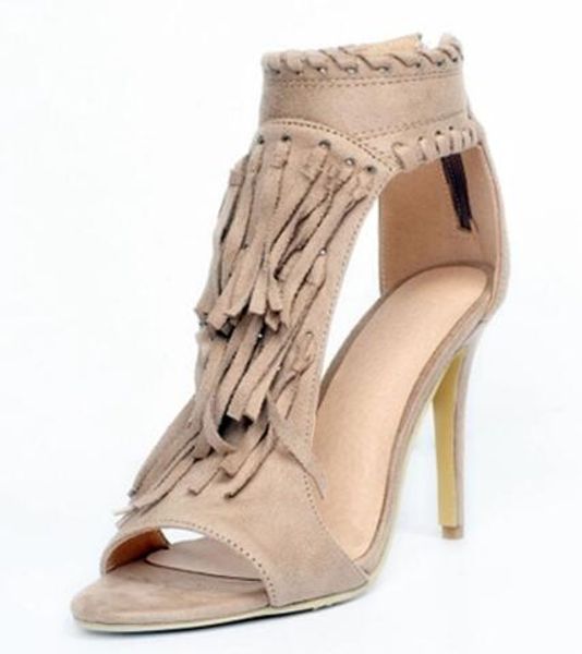 summer ladies fringe pedant covered sandal bottines stiletto high heels tassel ankle boots peep toe zip dress booties shoes, Black
summer ladies fringe pedant covered sandal bottines stiletto high heels tassel ankle boots peep toe zip dress booties shoes, Black