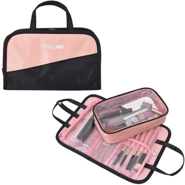 designer-makeup bag for women high capacity cosmetic bag for ladies polyester cosmetic travel bag toiletry storage pouch drop shipping, Blue;pink
designer-makeup bag for women high capacity cosmetic bag for ladies polyester cosmetic travel bag toiletry storage pouch drop shipping, Blue;pink