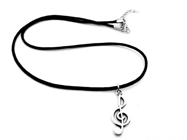 10 hollow musical note sign music notation theme pendant necklace symbol treble clef leather rope lucky woman mother men's family gifts, Silver
10 hollow musical note sign music notation theme pendant necklace symbol treble clef leather rope lucky woman mother men's family gifts, Silver