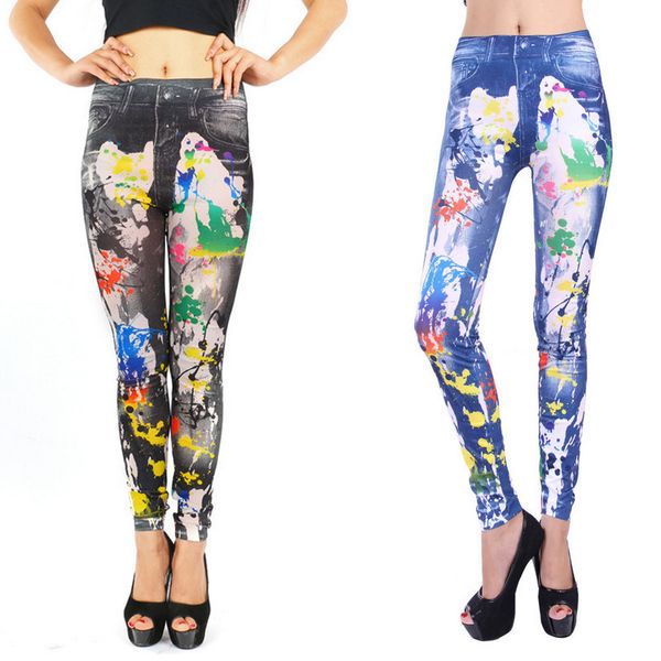 faux denim jeans leggings printed women imitation jean slim fitness leggings elastic seamless leggins trousers ym0004, Black;white
faux denim jeans leggings printed women imitation jean slim fitness leggings elastic seamless leggins trousers ym0004, Black;white