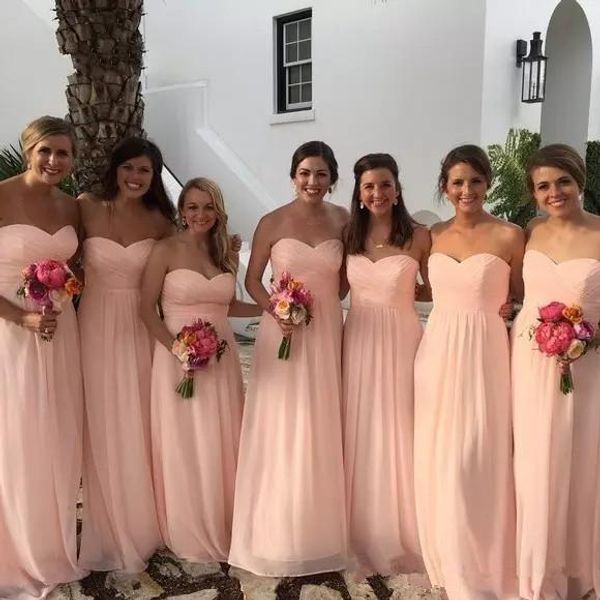 chiffon pink bridesmaid dresses country wedding party dresses sweetheart pleats plus size a line long maid of honor gowns 114, White;pink
chiffon pink bridesmaid dresses country wedding party dresses sweetheart pleats plus size a line long maid of honor gowns 114, White;pink