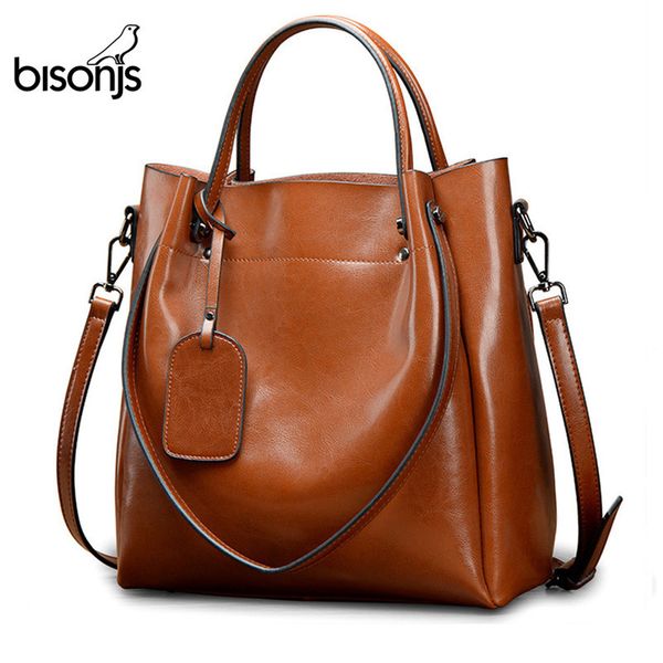 bisonjs leather luxury handbags women bags designer female fashion shoulder bag big tote crossbody t200322
bisonjs leather luxury handbags women bags designer female fashion shoulder bag big tote crossbody t200322