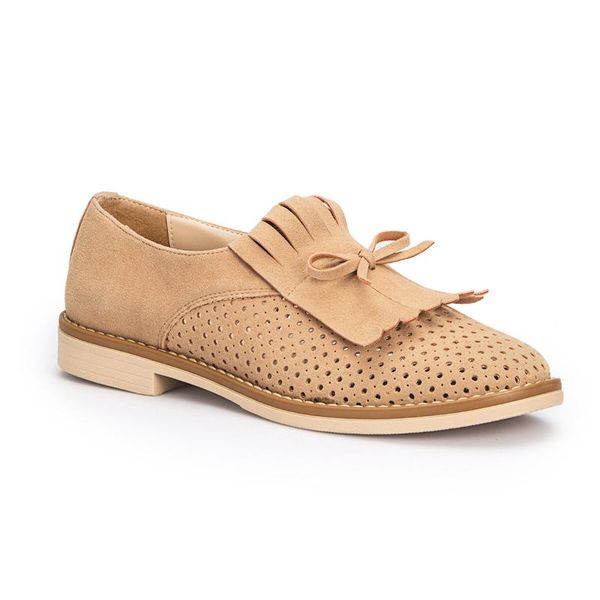 flo 71.309997.z beige women oxford shoes polaris, Black