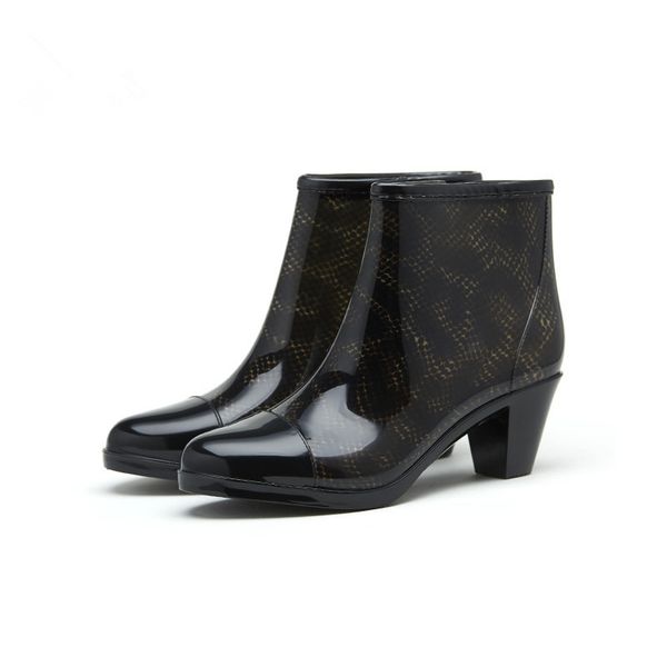 e short fashion rain boots zipper nice cute 6cm chunky block high heel waterproof ladies work shoes casual pvc footwear, Black;red
e short fashion rain boots zipper nice cute 6cm chunky block high heel waterproof ladies work shoes casual pvc footwear, Black;red