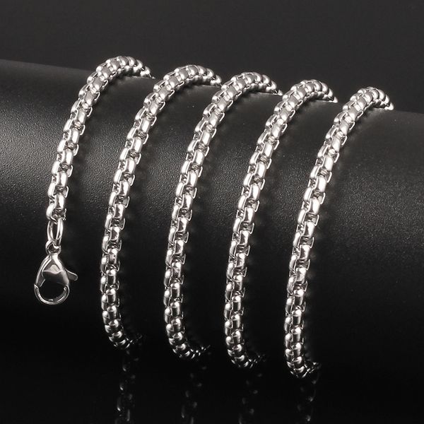 wholesale 28 inches 70cm silver color 316l stainless steel 3.5mm square rolo chain pendant necklace jewelry for women/men
wholesale 28 inches 70cm silver color 316l stainless steel 3.5mm square rolo chain pendant necklace jewelry for women/men