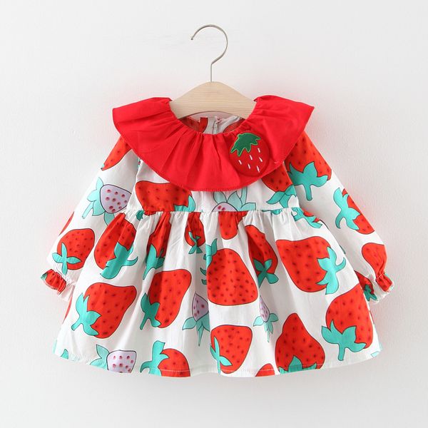 spring autumn girls dress toddler kids ruffles dot strawberry print dress clothes new children lovely casual dresses robe #lr3, Red;yellow
spring autumn girls dress toddler kids ruffles dot strawberry print dress clothes new children lovely casual dresses robe #lr3, Red;yellow