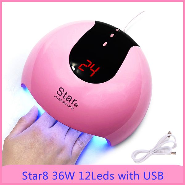 star8 36w 12leds uv led лампы сушилка для ногтей usb отверждение все гели быстрый nail art инструменты с жк-дисплеем датчик маникюрные nails
star8 36w 12leds uv led лампы сушилка для ногтей usb отверждение все гели быстрый nail art инструменты с жк-дисплеем датчик маникюрные nails