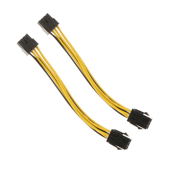2pcs 6-контактное гнездо для 8-контактного разъема pci express конвертера кабеля для видеокарт
2pcs 6-контактное гнездо для 8-контактного разъема pci express конвертера кабеля для видеокарт