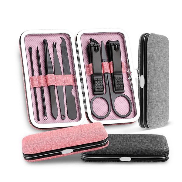 yiwa 8 pcs/set stainless steel kit nail pedicure manicure set scissor tweezer ear pick clipper acne needle tool
yiwa 8 pcs/set stainless steel kit nail pedicure manicure set scissor tweezer ear pick clipper acne needle tool