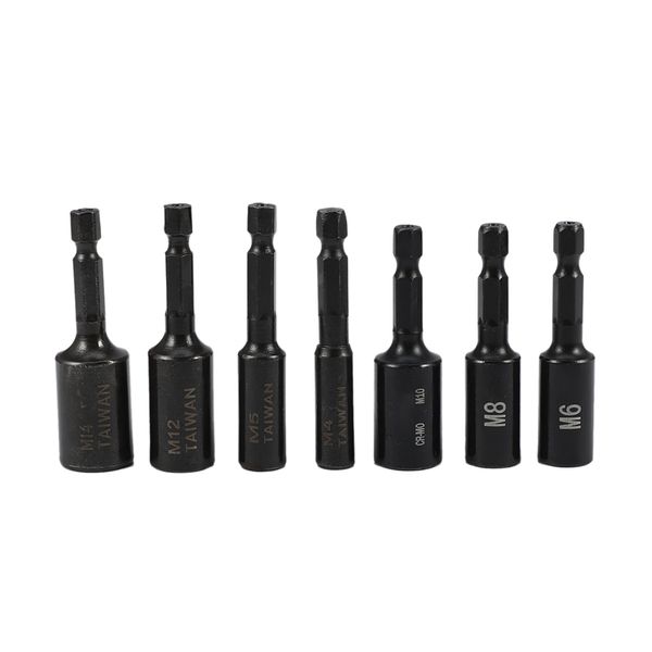 7pcs/set screw tap socket adapter 1/4 inch hex shank square driver thread tap adapter for m4 m5 m6 m8 m10 m12 m14 machine
7pcs/set screw tap socket adapter 1/4 inch hex shank square driver thread tap adapter for m4 m5 m6 m8 m10 m12 m14 machine