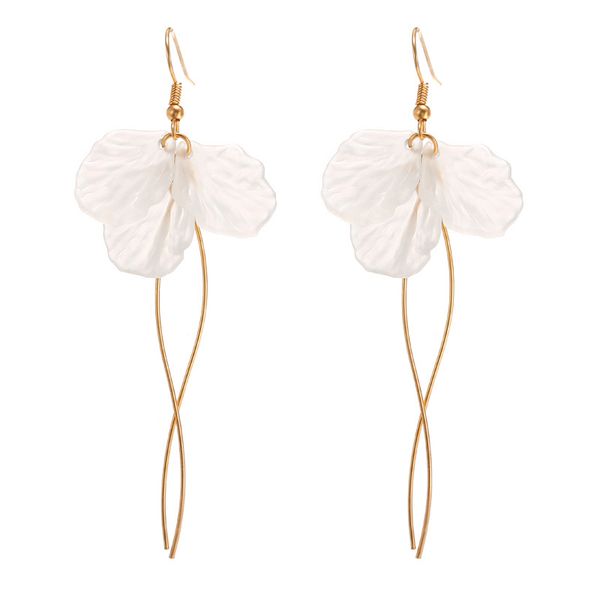 korean white petal acrylic earrings long statement s shape metal rod tassel earrings for women fashion jewelry oorbellen brincos, Silver
korean white petal acrylic earrings long statement s shape metal rod tassel earrings for women fashion jewelry oorbellen brincos, Silver