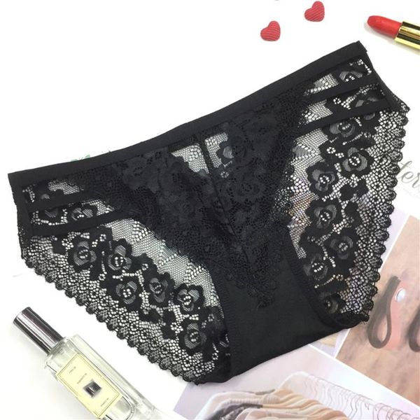 women's panties ladies underwear lace transparent temptation briefs low waist hip hollow t pants, Black;pink
women's panties ladies underwear lace transparent temptation briefs low waist hip hollow t pants, Black;pink
