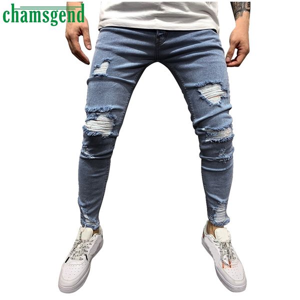 chamsgend jeans men fashion menclothes denim pants distressed freyed slim fit harem pants casual trousers stretch ripped jeans #, Blue
chamsgend jeans men fashion menclothes denim pants distressed freyed slim fit harem pants casual trousers stretch ripped jeans #, Blue