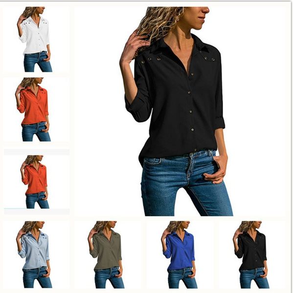 wholesale spring and autumn new solid color fashion v-neck long sleeve shirt jacket size s-5xl, White
wholesale spring and autumn new solid color fashion v-neck long sleeve shirt jacket size s-5xl, White