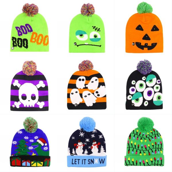 led christmas knitted beanies halloween christmas led light knitted hat outdoor light pompon ball ski cap, Yellow
led christmas knitted beanies halloween christmas led light knitted hat outdoor light pompon ball ski cap, Yellow