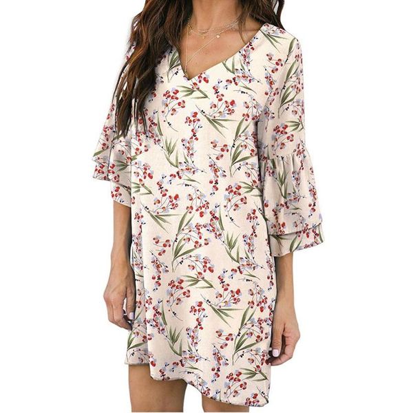 stylish bar fashion women v-neck half flare sleeve printed dresses casual party mini dress sundress female clothing vestido, Black;gray
stylish bar fashion women v-neck half flare sleeve printed dresses casual party mini dress sundress female clothing vestido, Black;gray