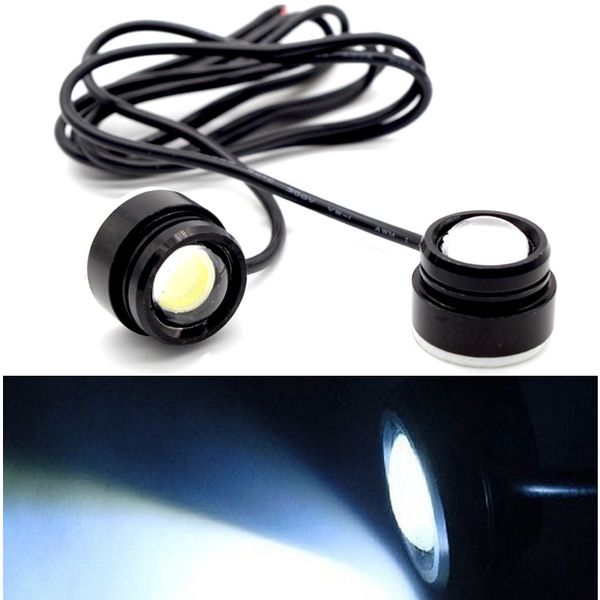 2pcs 23mm auto car eagle eye lamp 2w cob adhesive tape white led daytime running light black shell dc12v
2pcs 23mm auto car eagle eye lamp 2w cob adhesive tape white led daytime running light black shell dc12v