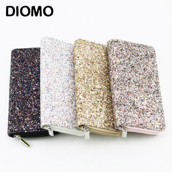 diomo womens wallets and purses luxury pu leather shiny sequin wallet for girls designer glitter purse 2018 new year's gift, Red;black
diomo womens wallets and purses luxury pu leather shiny sequin wallet for girls designer glitter purse 2018 new year's gift, Red;black