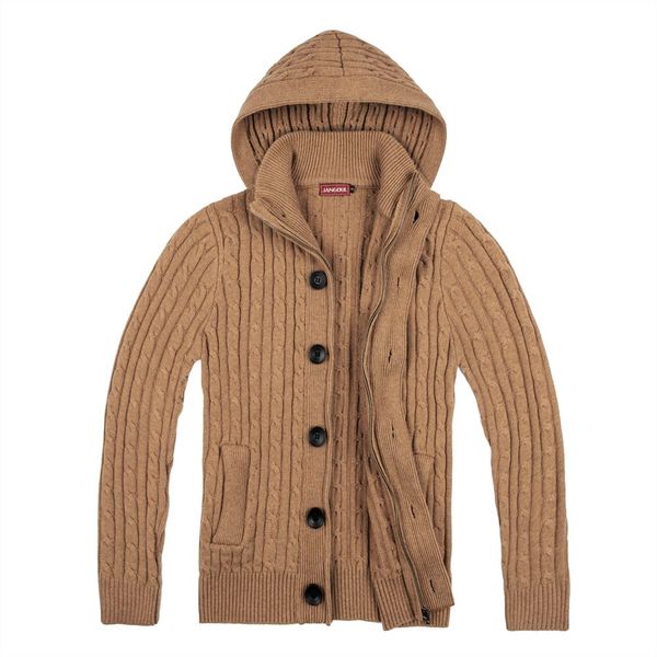 jangoul woollen kint sweaters men fall winter warm coat zipper single breasted male jacket soft textured budding cardigan 300, White;black
jangoul woollen kint sweaters men fall winter warm coat zipper single breasted male jacket soft textured budding cardigan 300, White;black