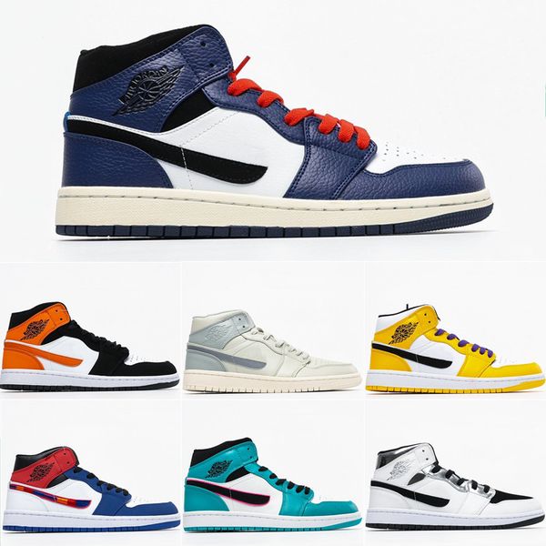 new 1 mid button broken orange yellow blue white silver men women 1s basketball shoes outdoor sports shoes 36-45, White;red
new 1 mid button broken orange yellow blue white silver men women 1s basketball shoes outdoor sports shoes 36-45, White;red