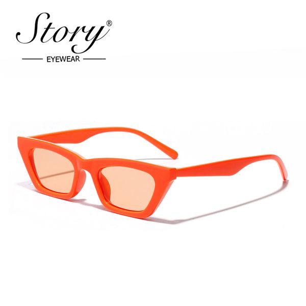 sunglasses story vintage orange cat eye women 2021 brand designer fashion small square sun glasses gafas de sol mujer s77110h, White;black
sunglasses story vintage orange cat eye women 2021 brand designer fashion small square sun glasses gafas de sol mujer s77110h, White;black