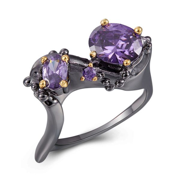 irregular purple stone ring gun black jewellery brass finger rings size 7/8/9 ladies latest jewelry, Golden;silver
irregular purple stone ring gun black jewellery brass finger rings size 7/8/9 ladies latest jewelry, Golden;silver