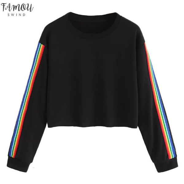 autumn long sleeve t shirt women rainbow patchwork t shirt o neck ladies sweatshirt casual t shirt pullover 18sep7, White
autumn long sleeve t shirt women rainbow patchwork t shirt o neck ladies sweatshirt casual t shirt pullover 18sep7, White