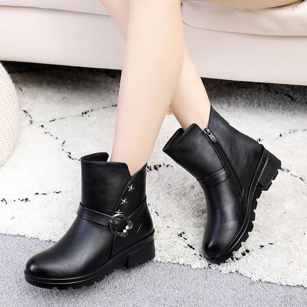 womens boots autumn winter fashion chunky heels ladies shoes woman flock ankle boots for women zipper botas mujer, Black
womens boots autumn winter fashion chunky heels ladies shoes woman flock ankle boots for women zipper botas mujer, Black