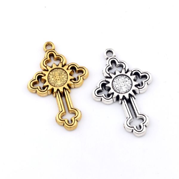 st benedict nursia medal pattern cross charm pendants 60pcs/lot religion diy jewelry fit pendants necklace earrings 24.8x38.8mm a-559, Bronze;silver
st benedict nursia medal pattern cross charm pendants 60pcs/lot religion diy jewelry fit pendants necklace earrings 24.8x38.8mm a-559, Bronze;silver