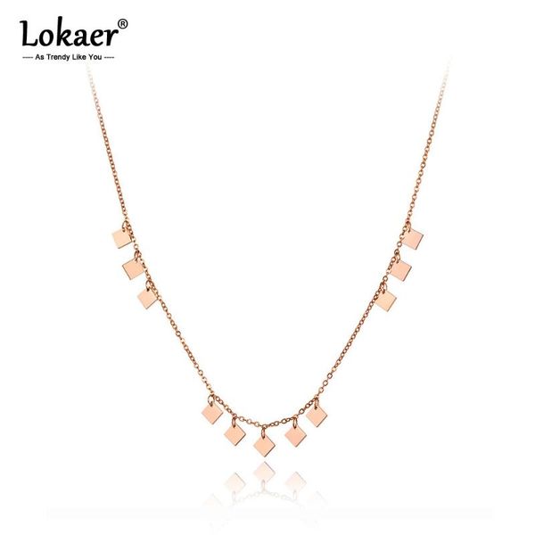 lokaer trendy bohemia titanium stainless steel geometric square charm choker necklace beach pendant necklace for women n20103, Golden;silver
lokaer trendy bohemia titanium stainless steel geometric square charm choker necklace beach pendant necklace for women n20103, Golden;silver