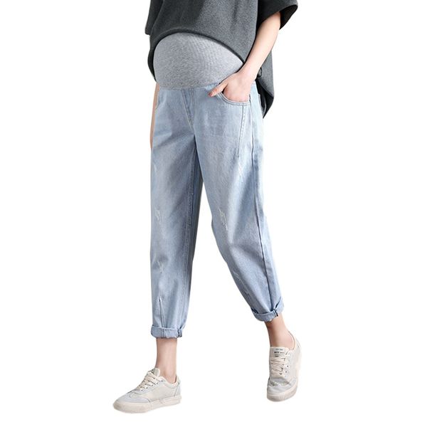 new maternity pants loose pregnancy jeans hight waist denim pants for pregnant women maternity harem clothings, White
new maternity pants loose pregnancy jeans hight waist denim pants for pregnant women maternity harem clothings, White