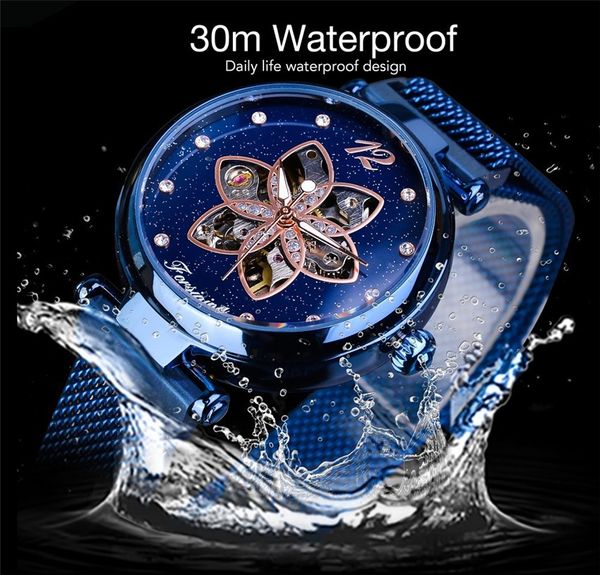 promotional forsining women's mechanical watch fashion starry openwork petals stainless steel mesh belt fashion dress watch christmas g, Slivery;brown
promotional forsining women's mechanical watch fashion starry openwork petals stainless steel mesh belt fashion dress watch christmas g, Slivery;brown