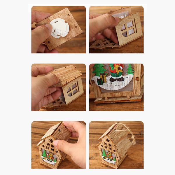 attractive christmas snowman santa led luminous wood house hanging wedding party xmas tree decoration exquisite workmanship
attractive christmas snowman santa led luminous wood house hanging wedding party xmas tree decoration exquisite workmanship
