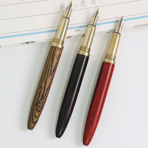 fangnymph 0.7mm vintage fountain pen rosewood and brass fountain pen for business student stationery
fangnymph 0.7mm vintage fountain pen rosewood and brass fountain pen for business student stationery