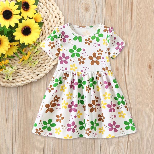 children kids girls short sleeve dance party floral print princess dress 2019 new arrival selling, Red;yellow
children kids girls short sleeve dance party floral print princess dress 2019 new arrival selling, Red;yellow