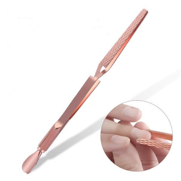 double head stainless steel cuticle nail pusher manicure tool dead skin push for nail women men d21
double head stainless steel cuticle nail pusher manicure tool dead skin push for nail women men d21