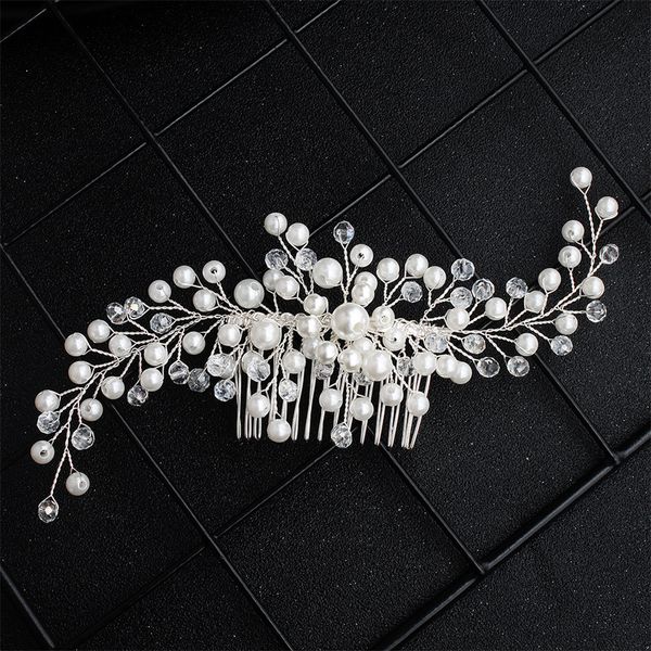 elegant wedding hair combs for bride crystal rhinestones simulated pearls bridal headpiece hair jewelry accessories, Golden;white
elegant wedding hair combs for bride crystal rhinestones simulated pearls bridal headpiece hair jewelry accessories, Golden;white