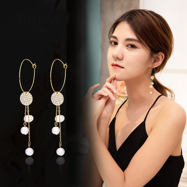 europe and america long earrings female tassel charm earring fashion jewelry wholesale, Golden
europe and america long earrings female tassel charm earring fashion jewelry wholesale, Golden