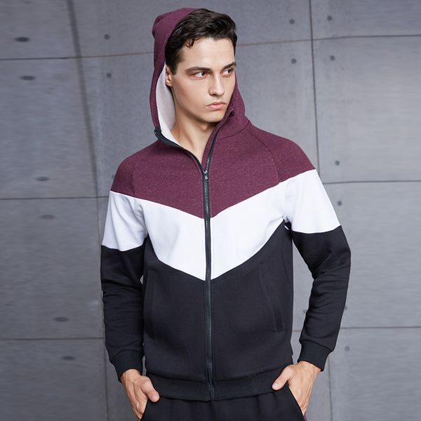 willarde new sports thermal tracksuits mens running jackets gym hoodies winter training fitness outer wear spliced colors, Black;red
willarde new sports thermal tracksuits mens running jackets gym hoodies winter training fitness outer wear spliced colors, Black;red