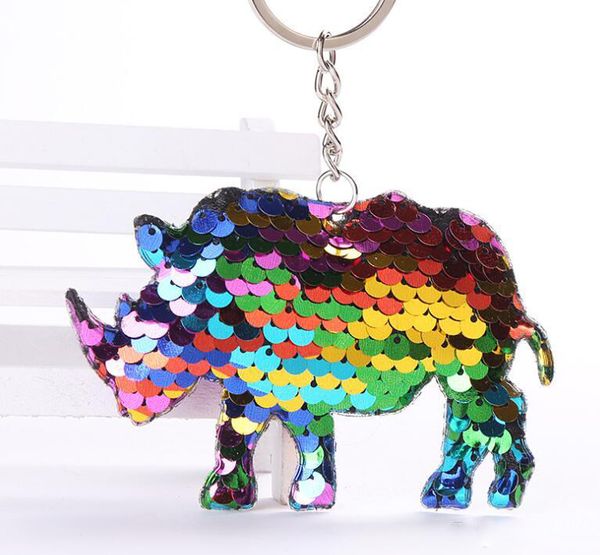 cute chaveiro rhinoceros keychain glitter pompom sequins key chain gifts for women llaveros mujer car bag accessories k, Silver
cute chaveiro rhinoceros keychain glitter pompom sequins key chain gifts for women llaveros mujer car bag accessories k, Silver