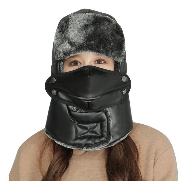 new winter warm bomber hats caps scarf women men russian trapper hat thermal trooper earflap snow ski hat cap with face mask, Blue;gray
new winter warm bomber hats caps scarf women men russian trapper hat thermal trooper earflap snow ski hat cap with face mask, Blue;gray